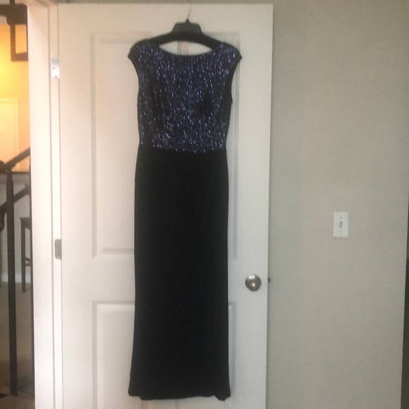 Ralph Lauren Dresses & Skirts - Perfect for MOB: Ralph Lauren navy gown size 12
